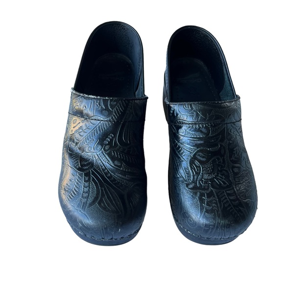 Dansko Professional Tooled Pattern Clogs - Picture 4 of 10
